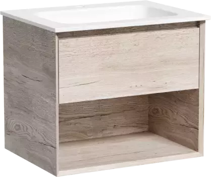 Тумба под раковину Sancos Marmi 1.0 MR1.060EG 59 см, подвесная, дуб галифакс