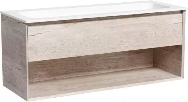 Тумба под раковину Sancos Marmi 1.0 MR1.0120EG 119,5 см, подвесная, дуб галифакс