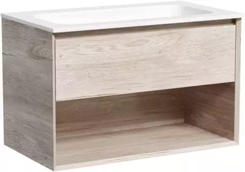 Тумба под раковину Sancos Marmi 1.0 MR1.080EG 79 см, подвесная, дуб галифакс