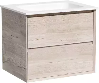Тумба под раковину Sancos Marmi 2.0 MR2.060EG 59 см, подвесная, дуб галифакс