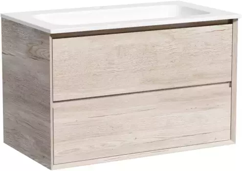 Тумба под раковину Sancos Marmi 2.0 MR2.080EG 79 см, подвесная, дуб галифакс
