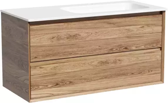 Тумба под раковину Sancos Marmi 2.0 MR2.0100RECH 99,5 см R, подвесная, дуб чарльстон