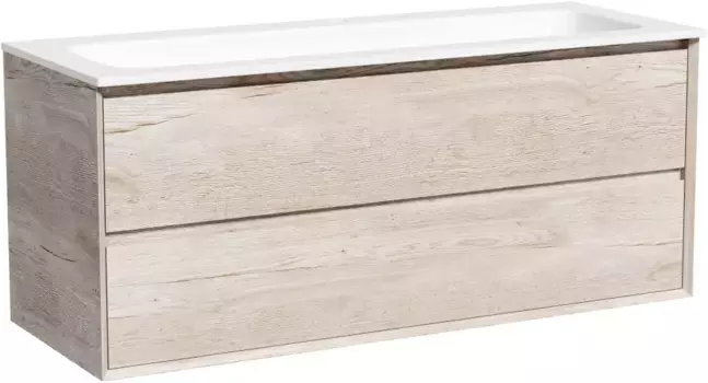 Тумба под раковину Sancos Marmi 2.0 MR2.0120EG 119,5 см, подвесная, дуб галифакс