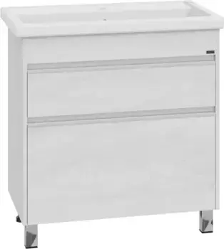 Тумба под раковину Санта Уран 700388 76,8 см, напольная, светлый дуб