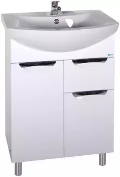 Тумба с раковиной белый 61 см ASB-Mebel Мессина