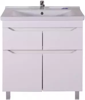 Тумба с раковиной белый 80,5 см ASB-Mebel Бари