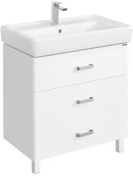 Тумба с раковиной белый 80 см Акватон Америна 1A1691K1AM010