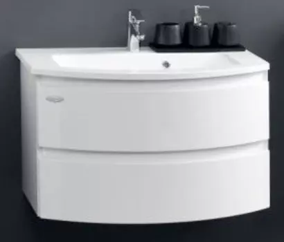 Тумба с раковиной белый 80 см Kolpa San Iman OUI WH