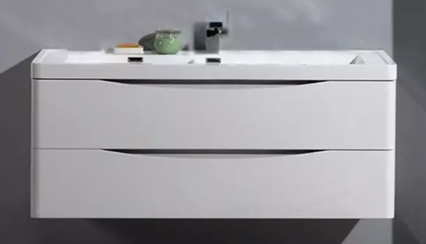 Тумба с раковиной белый глянец 100 см BelBagno Ancona-N ANCONA-N-1000-2C-SO-BL-T