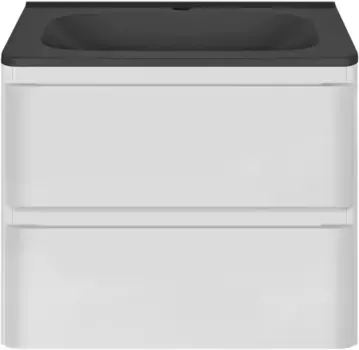 Тумба с раковиной белый глянец 59,4 см Vincea Vico VMC-2V600GW + VCB-2VP600B