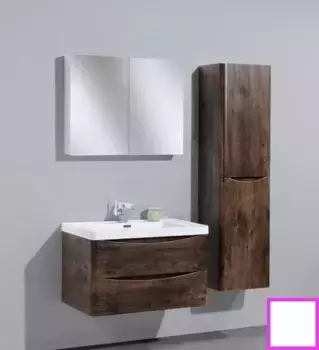 Тумба с раковиной белый глянец 80 см BelBagno Ancona-N ANCONA-N-800-2C-SO-BL + EA-800-LVB