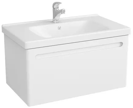 Тумба с раковиной белый глянец 80 см OWL 1975 Otalia SETOW04.02.00/640207