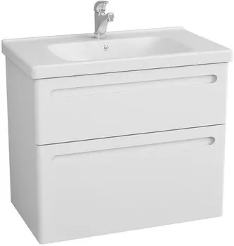 Тумба с раковиной белый глянец 80 см OWL 1975 Otalia SETOW04.06.00/640207