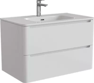 Тумба с раковиной белый глянец 82 см IDDIS Edifice EDI80W0i95K