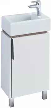Тумба с раковиной белый глянец/джарра 46 см Акватон Бэлла 1A2215K1BBAZ0