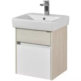 Тумба с раковиной белый глянец/ясень фабрик 50 см Акватон Верди 1A1959K1VDAV0