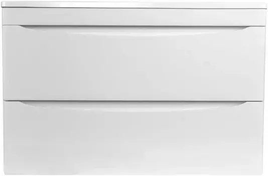 Тумба с раковиной белый матовый 80 см Style Line Бергамо СС-00002322 + СС-00002297