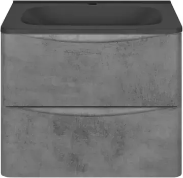 Тумба с раковиной бетон 59,4 см Vincea Paola VMC-2P600BT + VCB-2VP600B
