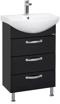 Тумба с раковиной черный 50,5 см Акватон Ария 1A1402K0AA950