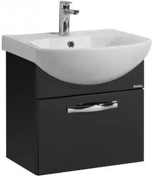 Тумба с раковиной черный 50,5 см Акватон Ария 1A1403K0AA950