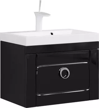 Тумба с раковиной черный 60 см Aqwella 5 Stars Infinity SETInf.01.06/001/BLK/Inf.06.04.D