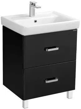 Тумба с раковиной черный 70 см Акватон Америна 1A1693K1AM950