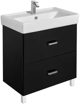 Тумба с раковиной черный 80 см Акватон Америна 1A1694K1AM950