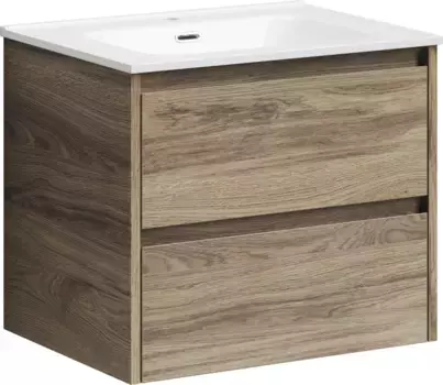 Тумба с раковиной дуб чарльстон 61 см Sancos Libra LB60ECH + CN7001