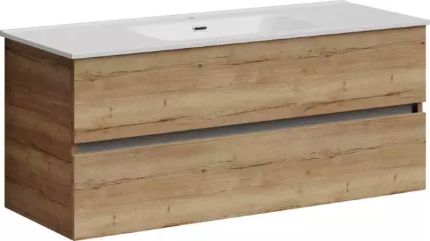 Тумба с раковиной дуб галифакс 121 см Sancos Urban UR120-1EG + CN7006