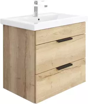 Тумба с раковиной дуб галифакс 50 см Onika Легран 105031 + 4630055557578