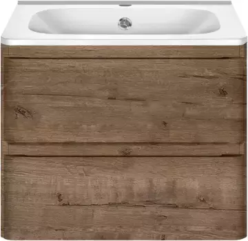 Тумба с раковиной дуб винтаж 59,4 см Vincea Vico VMC-2V600VO + VCB-2VP600W