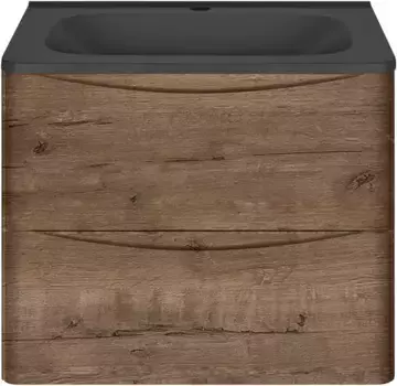 Тумба с раковиной дуб винтаж 59,4 см Vincea Paola VMC-2P600VO + VCB-2VP600B