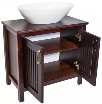 Тумба с раковиной орех антикварный 75 см Orange Capri Capri-75TU+RA