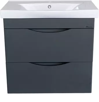 Тумба с раковиной серебро 80,5 см Bellezza Санриса 4630113000367 + 4690311076878