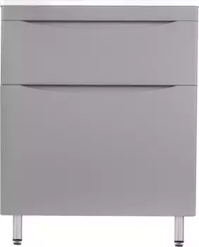 Тумба с раковиной серый матовый 70 см Style Line Бергамо СС-00002312 + СС-00002296