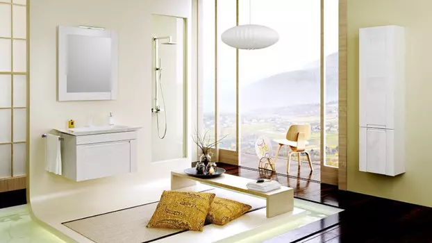 Тумба с раковиной сосна беленая 90 см Aqwella 5 Stars Symphony SETSim.01.07/1/SB/Sim.09.04.D