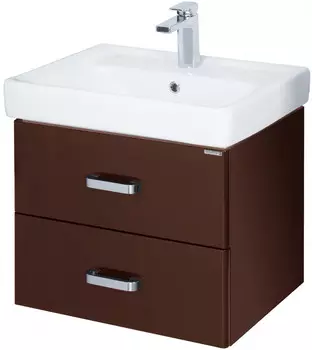 Тумба с раковиной темно-коричневый 60 см Акватон Америна 1A1354K1AM430