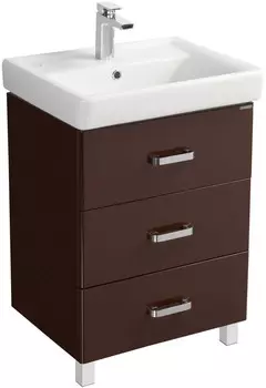 Тумба с раковиной темно-коричневый 60 см Акватон Америна 1A1689K1AM430