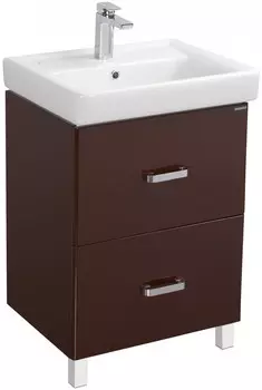 Тумба с раковиной темно-коричневый 60 см Акватон Америна 1A1692K1AM430