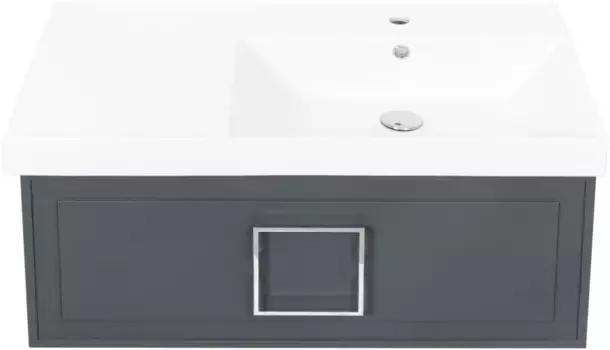 Тумба серо-зеленый матовый 87,6 см La Fenice Cubo FNC-01-CUB-G-90