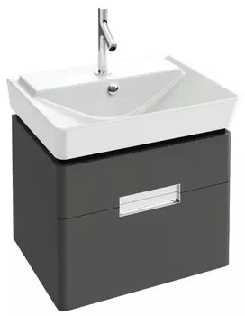 Тумба серый антрацит глянец 57,3 см Jacob Delafon Reve EB1134-442