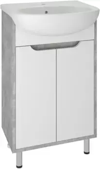 Тумба серый бетон 49,3 см Runo Эко 00-00001326