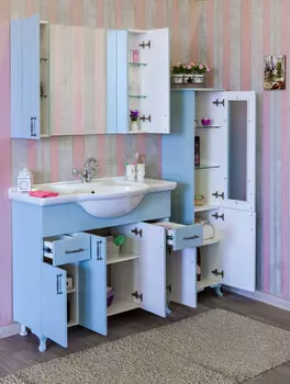 Тумба мятный матовый 95,2 см Sanflor Глория C000005716