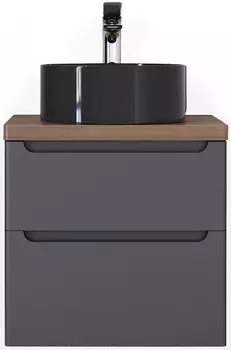 Тумба серый матовый 59,5 см Jorno Wood Wood.01.60/P/GR