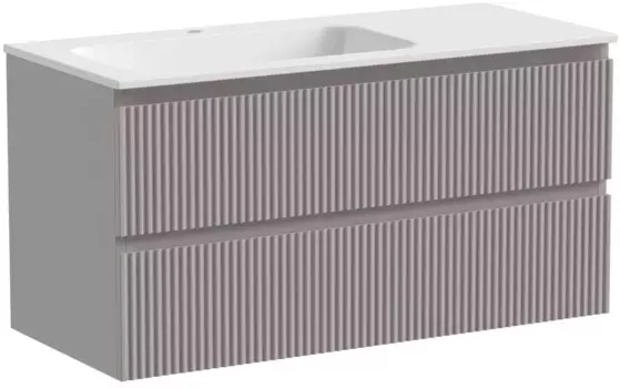 Тумба серый матовый 99,5 см Sancos Snob R SNR100LSM