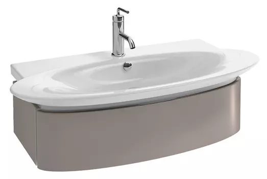 Тумба серый титан 83 см 1 ящик Jacob Delafon Presquile EB1100-N21