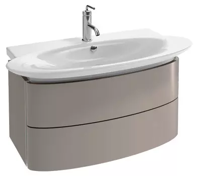 Тумба серый титан 83 см 2 ящика Jacob Delafon Presquile EB1104-N21