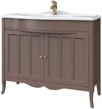 Тумба шоколад матовый 100 см Caprigo Marsel 33814-TP809