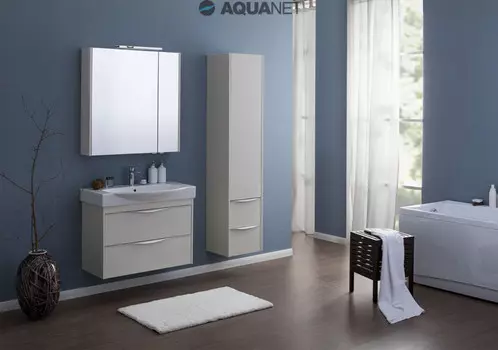 Тумба слоновая кость 82 см Aquanet Франка 00183054