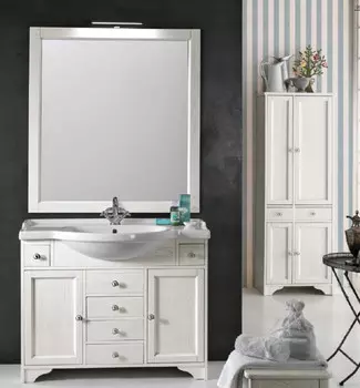 Тумба состаренный белый 99,5 см Eban Eleonora New FBSEL105Bnew*8